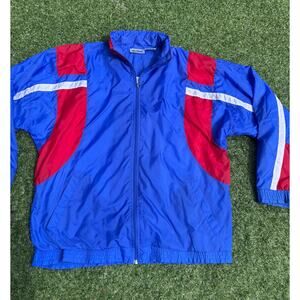 MacGregor Windbreaker Jacket – Blue Red White Colorblock 80s/90s  Men’s